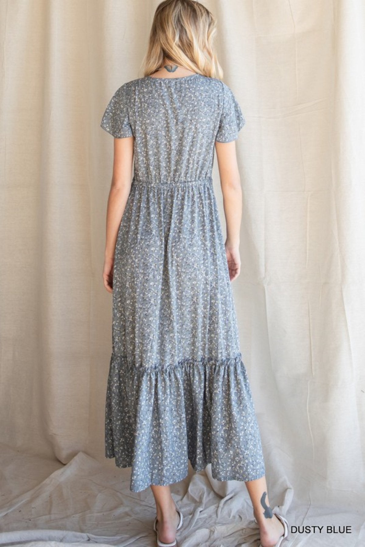 Dawn Bell Sleeve Maxi Dress
