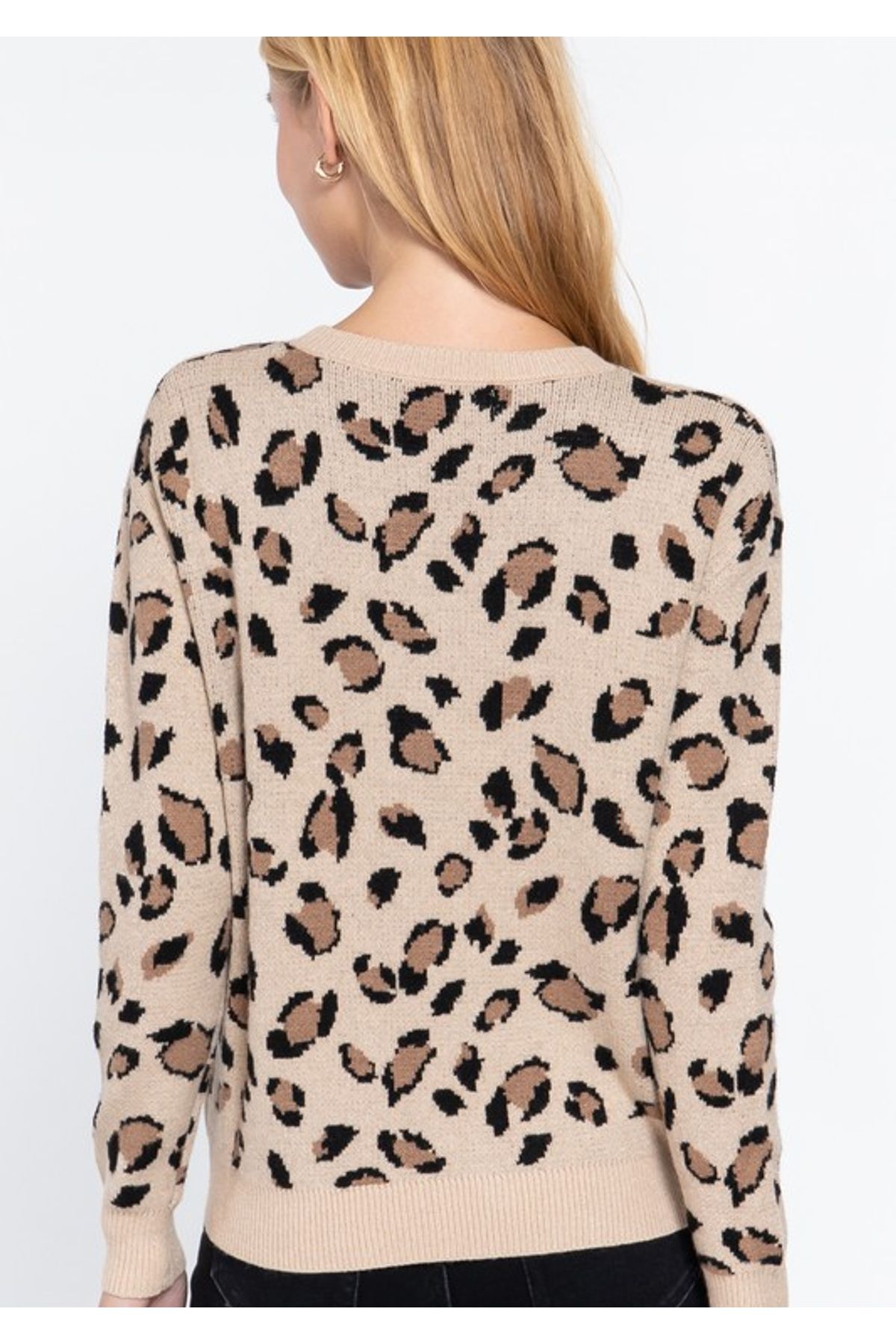 Leopard Pullover Sweater