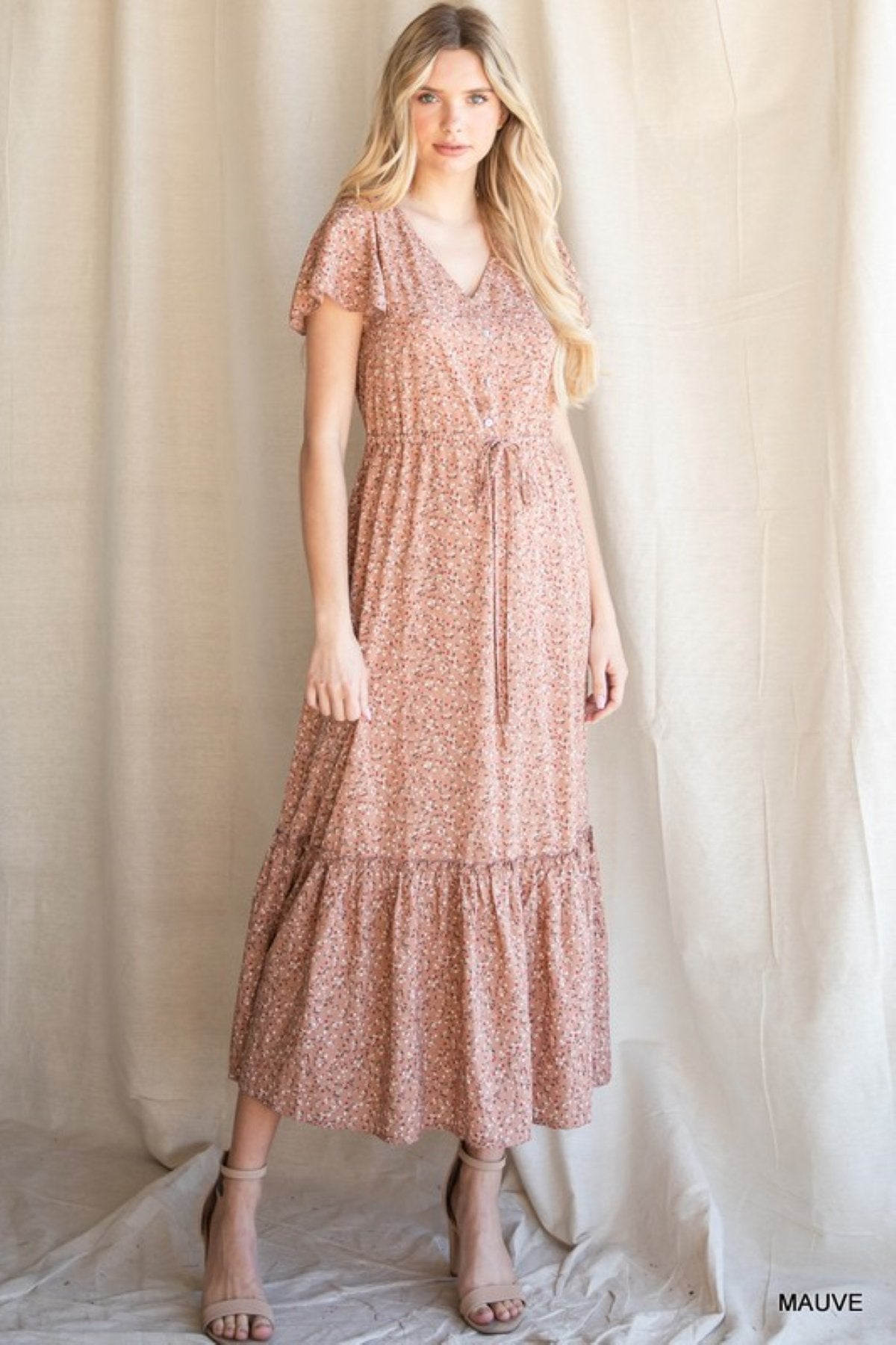 Dawn Bell Sleeve Maxi Dress