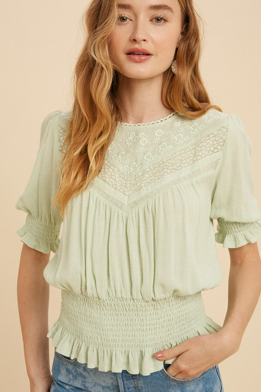 Palma Embroidered Blouse